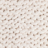 Chunky Throw Blanket- Cream