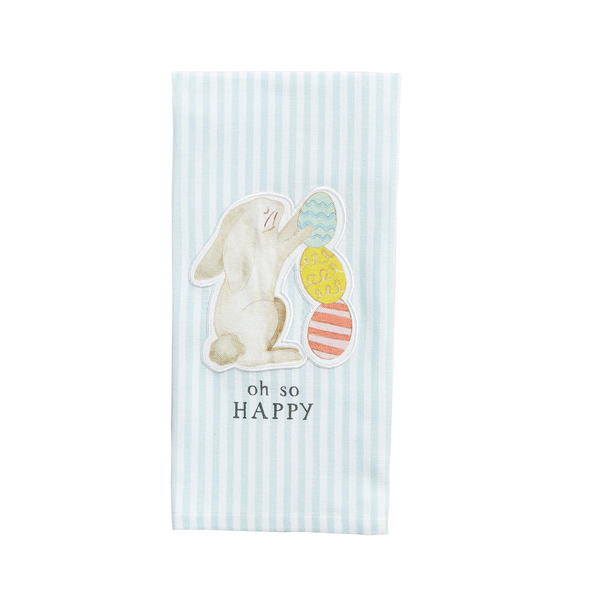 BUNNY WITH EGG PATCH TOWEL