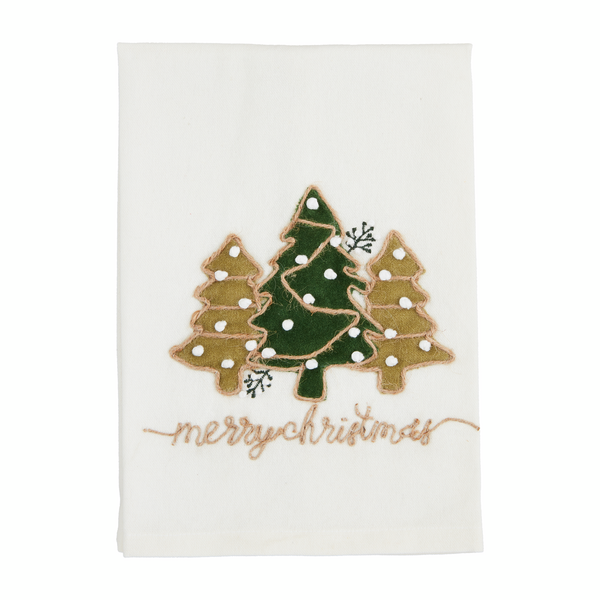 Velvet Applique Towel