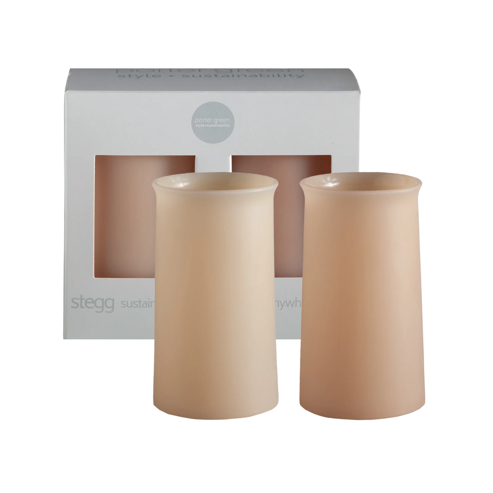 Porter Green Silicone Highball Glasses