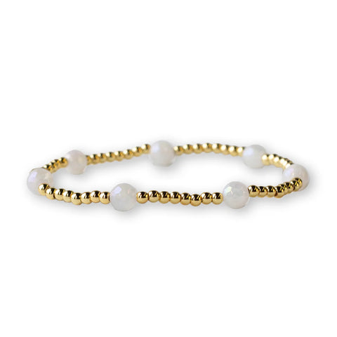 Lenny & Eva GOLD BEADED DOT Bracelet