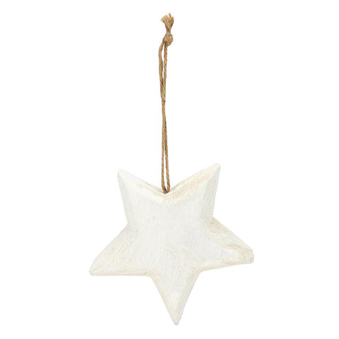 Santa Barbara: Wood Star Ornament