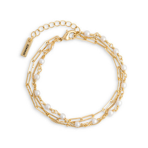 Pearl From Within Bracelet - Gold