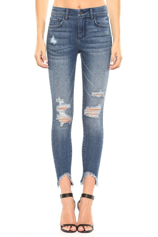 Lilly Mid Rise Skinny Jeans
