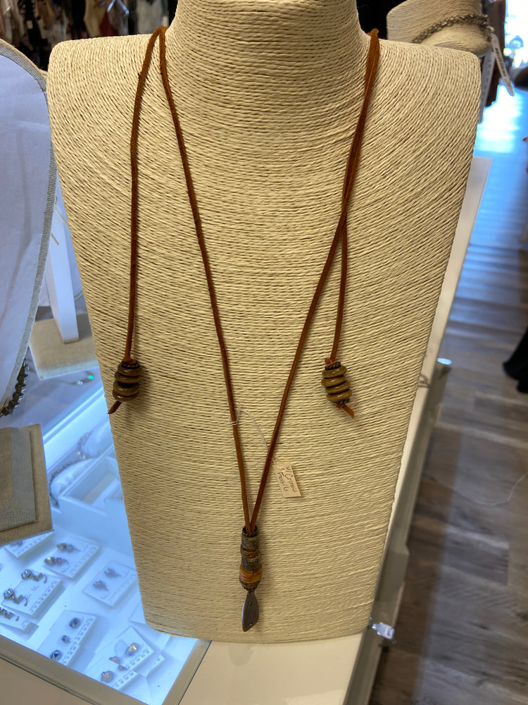 Holey Rock Crinoid Necklace
