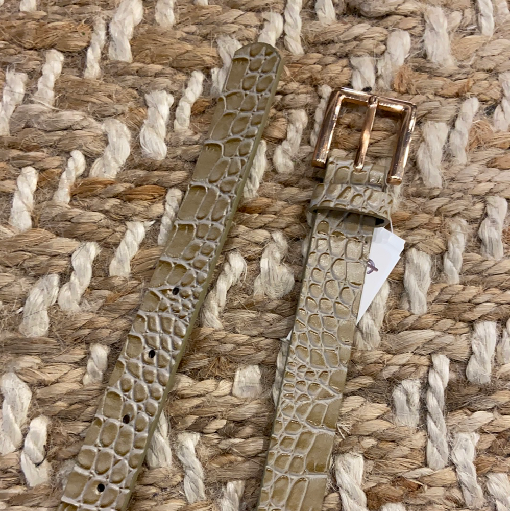 Mini Croc Belt
